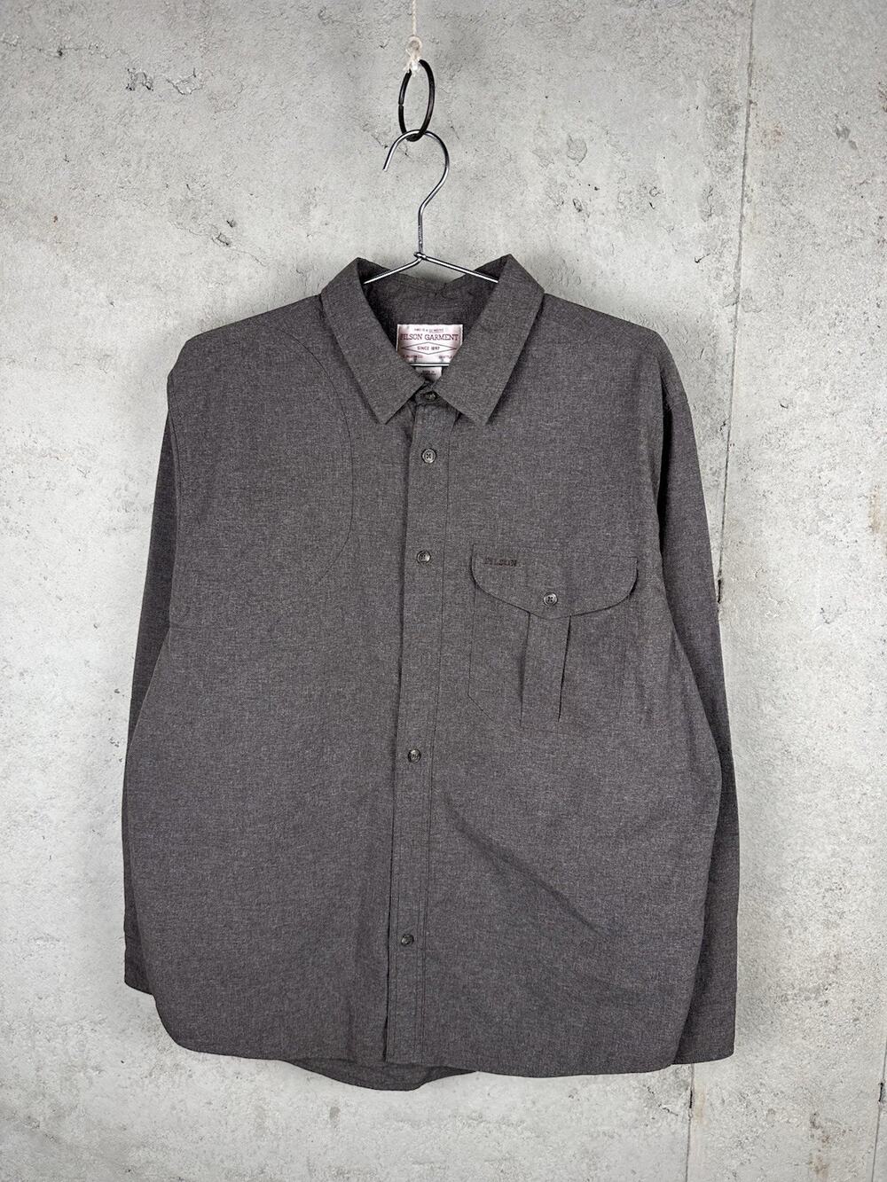 C.C. Filson Co Upland Sporting Shooting Hunting Earth Tone Shirt Men's Size L